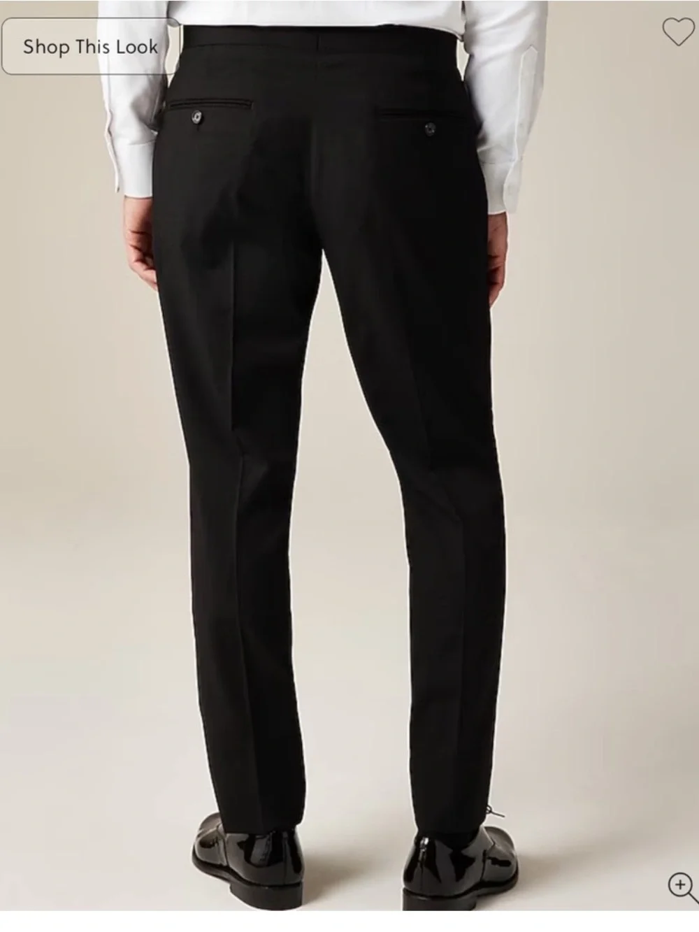 J.Crew Ludlow Slim-fit tuxedo pant in Italian wool 32/30